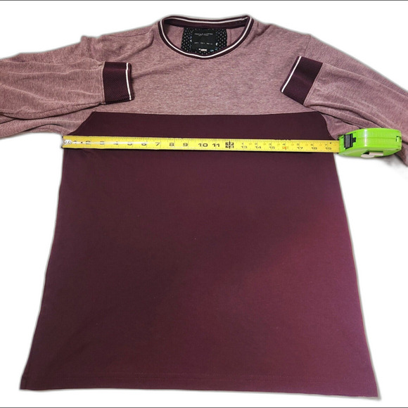 Denim & Flowers Ricky Singh Crew Neck Men’s Sweater Burgundy SZ L-Discontinued! - Picture 10 of 10